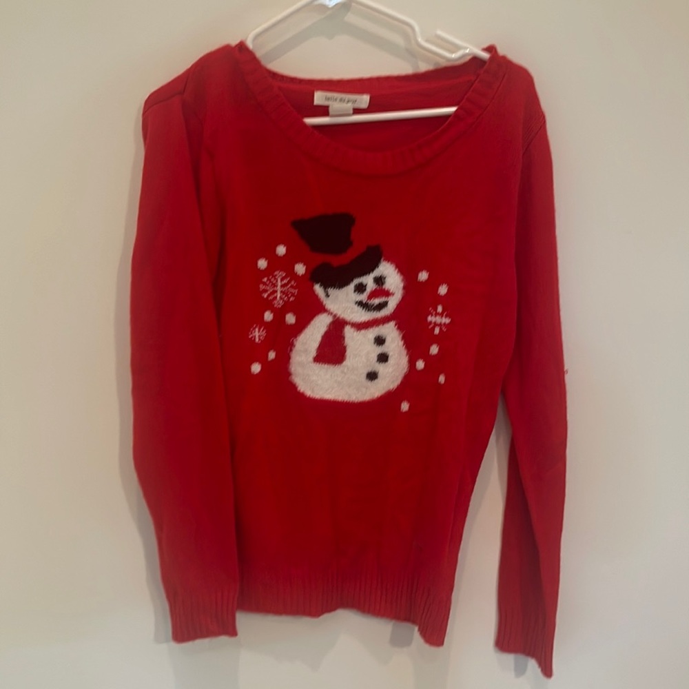 Christmas sweater with scarf